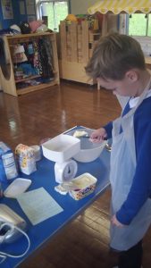 Children cooking